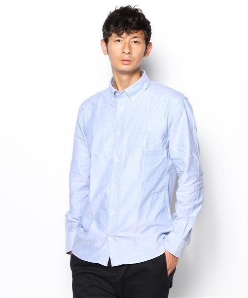 MYSELF ABAHOUSE（マイセルフアバハウス）の「オックスシャンブレー（シャツ/ブラウス・メンズ・サックスブルー/レッド/ホワイト・XX-LARGE/LARGE/SMALL/MEDIUM）」の3枚目の写真