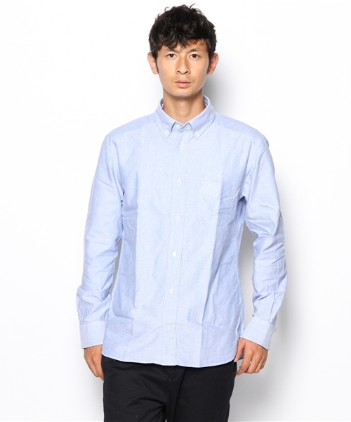 MYSELF ABAHOUSE（マイセルフアバハウス）の「オックスシャンブレー（シャツ/ブラウス・メンズ・サックスブルー/レッド/ホワイト・XX-LARGE/LARGE/SMALL/MEDIUM）」の4枚目の写真