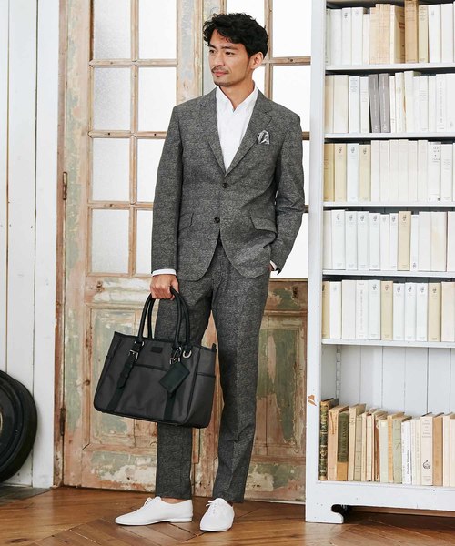 MEN'S BIGI(メンズビギ)の「クールドッツ ストレッチジャケット/ウォッシャブル(同素材パンツあり セットアップも可能)(テーラードジャケット・メンズ・ネイビー/グレー/ブルー・LL/SS/S/M/L)」の20枚目の写真