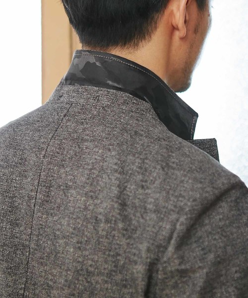 MEN'S BIGI(メンズビギ)の「クールドッツ ストレッチジャケット/ウォッシャブル(同素材パンツあり セットアップも可能)(テーラードジャケット・メンズ・ネイビー/グレー/ブルー・LL/SS/S/M/L)」の14枚目の写真
