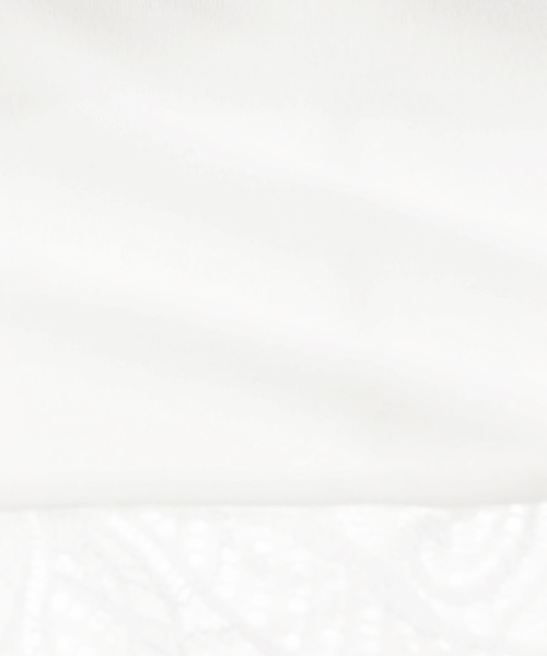 ALEXIA STAM（アリシアスタン）の「Lace Hem Long Sleeve Top/ロングスリーブカットソー（Tシャツ/カットソー・レディース・ホワイト/ブラック/キャメル・FREE）」の17枚目の写真