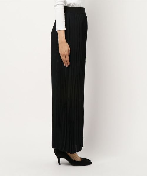 KOBE LETTUCE（コウベレタス）の「ドット柄マキシ丈プリーツスカート（スカート・レディース・ホワイト系その他/ブラック系その他/ブラック系その他2・FREE）」の7枚目の写真