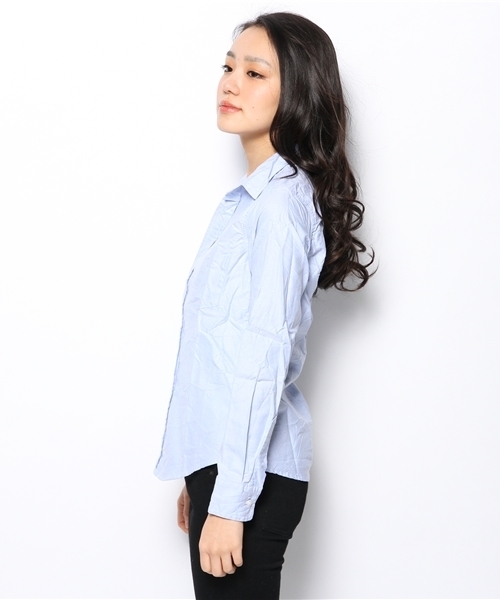 The SAZABY LEAGUE SELECT(ザサザビーリーグセレクト)の「Frank&Eileen BARRY/OXFORD HERS(シャツ/ブラウス・レディース・サックスブルー・X-SMALL/XX-SMALL)」の3枚目の写真
