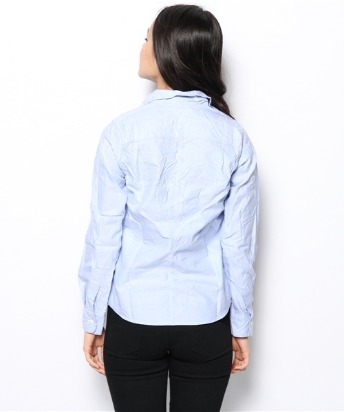 The SAZABY LEAGUE SELECT(ザサザビーリーグセレクト)の「Frank&Eileen BARRY/OXFORD HERS(シャツ/ブラウス・レディース・サックスブルー・X-SMALL/XX-SMALL)」の4枚目の写真