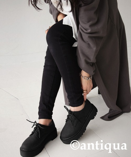 antiqua（アンティカ）の「厚底シューズ（その他シューズ・レディース・ブラック・LL/S/M/L）」の18枚目の写真