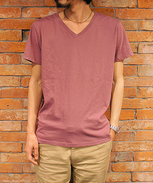 CIAOPANIC(チャオパニック)の「【SAVE KHAKI】VネックTEE(Tシャツ/カットソー・メンズ・グレー/アクア/ライトブルー/パープル/ホワイト・SMALL/MEDIUM)」の5枚目の写真