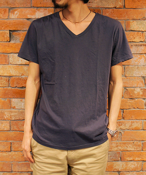CIAOPANIC(チャオパニック)の「【SAVE KHAKI】VネックTEE(Tシャツ/カットソー・メンズ・グレー/アクア/ライトブルー/パープル/ホワイト・SMALL/MEDIUM)」の4枚目の写真