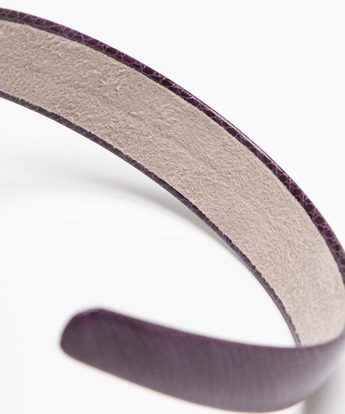 WEGO（ウィゴー）の「WEGO/パイソンカチューシャ（カチューシャ・レディース・ブラウン/ブラック/パープル・FREE）」の9枚目の写真