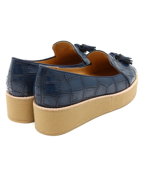 CIAOPANIC TYPY(チャオパニックティピー)の「厚底タッセルシューズ(パンプス・レディース・ネイビー/グレー/ホワイト・36/37/38)」の6枚目の写真