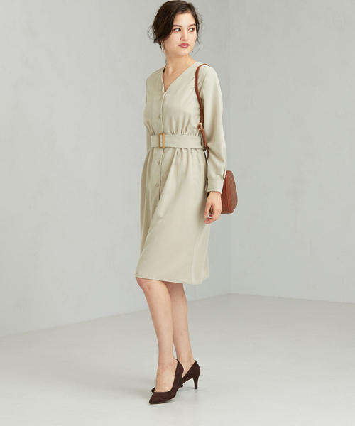 商品詳細 Cs ロングスリーブ ２way ベルト ワンピース Outlet アウトレット 公式通販