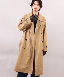 8(eight) | ビッグ トレンチコート ツイル ロング アウター(トレンチコート)