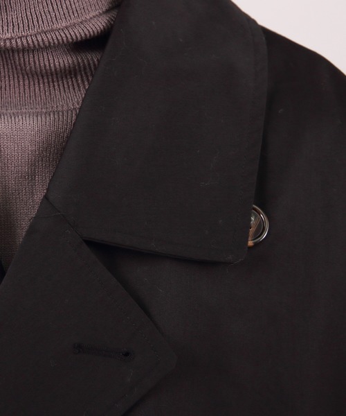 8(eight)(エイト)の「オーバーサイズツイルトレンチコート(トレンチコート・メンズ・ブラック/ブラウン/ベージュ/カーキ・MEDIUM/LARGE)」の6枚目の写真