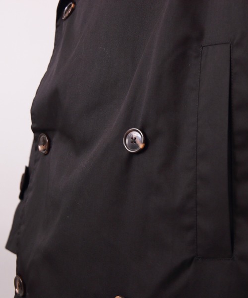 8(eight)(エイト)の「オーバーサイズツイルトレンチコート(トレンチコート・メンズ・ブラック/ブラウン/ベージュ/カーキ・MEDIUM/LARGE)」の13枚目の写真