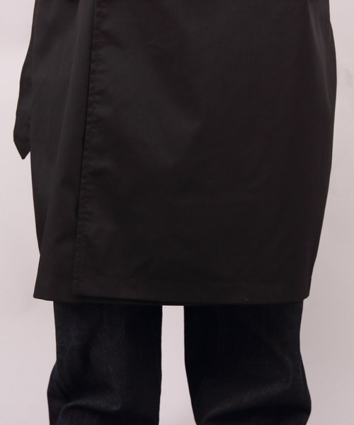 8(eight)(エイト)の「オーバーサイズツイルトレンチコート(トレンチコート・メンズ・ブラック/ブラウン/ベージュ/カーキ・MEDIUM/LARGE)」の10枚目の写真