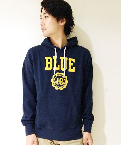 CIAOPANIC TYPY（チャオパニックティピー）の「Champion別注 プルパーカ【MEN】（パーカー・メンズ・ホワイト/グレー/ネイビー/ワインレッド・LARGE/MEDIUM）」の3枚目の写真