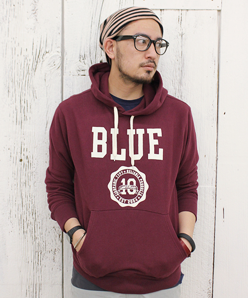 CIAOPANIC TYPY（チャオパニックティピー）の「Champion別注 プルパーカ【MEN】（パーカー・メンズ・ホワイト/グレー/ネイビー/ワインレッド・LARGE/MEDIUM）」の4枚目の写真