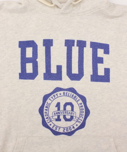 CIAOPANIC TYPY（チャオパニックティピー）の「Champion別注 プルパーカ【MEN】（パーカー・メンズ・ホワイト/グレー/ネイビー/ワインレッド・LARGE/MEDIUM）」の12枚目の写真