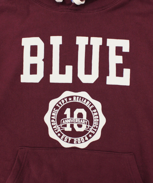 CIAOPANIC TYPY（チャオパニックティピー）の「Champion別注 プルパーカ【MEN】（パーカー・メンズ・ホワイト/グレー/ネイビー/ワインレッド・LARGE/MEDIUM）」の16枚目の写真