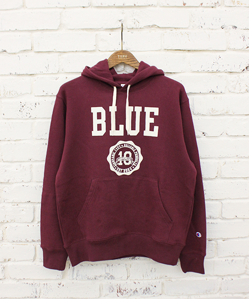 CIAOPANIC TYPY（チャオパニックティピー）の「Champion別注 プルパーカ【MEN】（パーカー・メンズ・ホワイト/グレー/ネイビー/ワインレッド・LARGE/MEDIUM）」の19枚目の写真