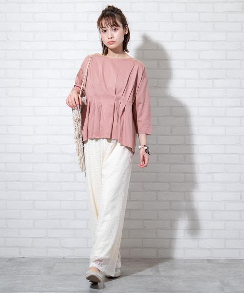 coen（コーエン）の「レースパンツ（その他パンツ・レディース・ブラウン/オフホワイト・LARGE/MEDIUM）」の13枚目の写真