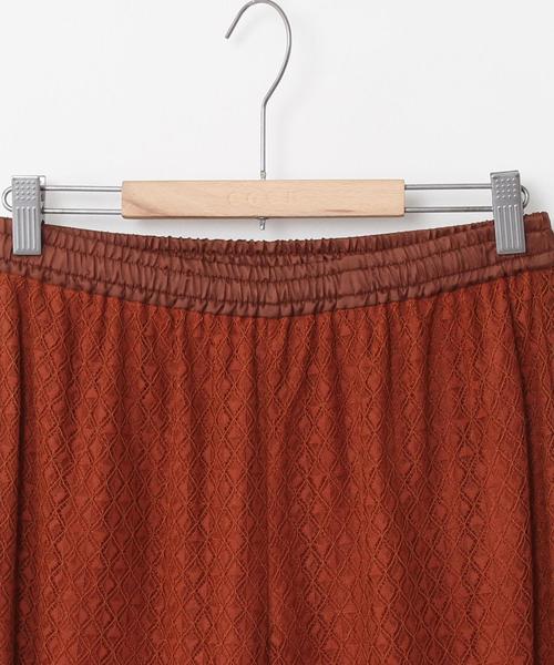 coen（コーエン）の「レースパンツ（その他パンツ・レディース・ブラウン/オフホワイト・LARGE/MEDIUM）」の18枚目の写真