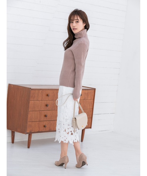 fifth(フィフス)の「ハーフムーンカラーショルダーバッグ(ショルダーバッグ・レディース・ベージュ/ピンク・FREE)」の5枚目の写真