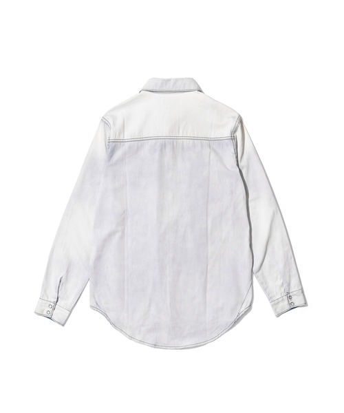 One Tea spoon(ワンティースプーン)の「ONETEASPOON × JACK & MARIE DENIM SHIRT (ワンティースプーン ジャックアンドマリー デニムシャツ)(シャツ/ブラウス・レディース・ライトブルー・FREE)」の7枚目の写真