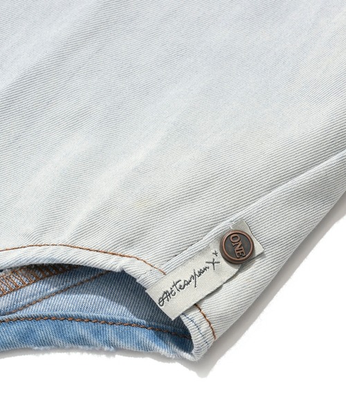 One Tea spoon(ワンティースプーン)の「ONETEASPOON × JACK & MARIE DENIM SHIRT (ワンティースプーン ジャックアンドマリー デニムシャツ)(シャツ/ブラウス・レディース・ライトブルー・FREE)」の12枚目の写真