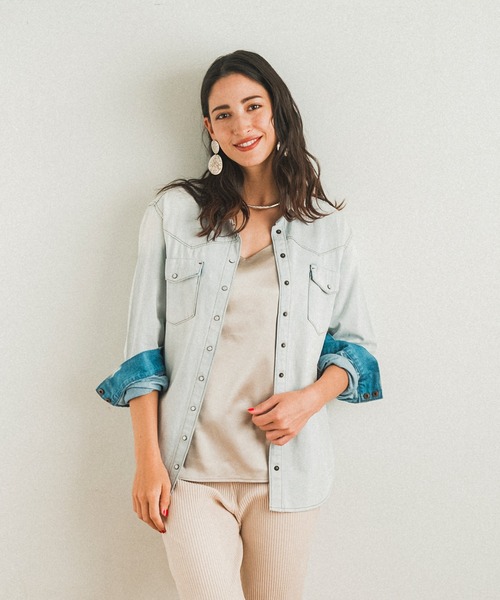 新品タグ付き【OneTeaSpoon/ワンティースプーン】 シャツジャケット OneTeaSpoon/ワンティースプーン】SUEDE DARIA シャツジャケット