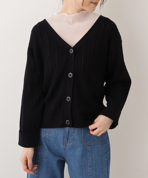 one after another NICE CLAUP（ワンアフターアナザーナイスクラップ）の「プリーツ透けトップス（Tシャツ/カットソー・レディース・グレー/アイボリー/ベージュ・FREE）」の12枚目の写真