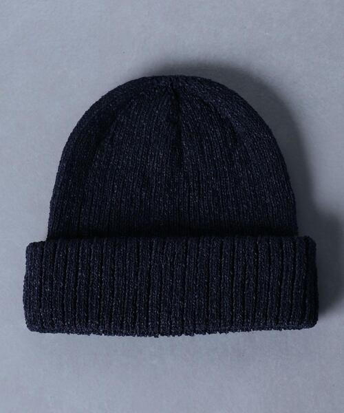 UNITED ARROWS(ユナイテッドアローズ)の「<UNITED ARROWS> PAPER/PO KNIT CAP◆(ニットキャップ/ビーニー・メンズ・ブラック/ダークグレー/ネイビー/オフホワイト・FREE)」の5枚目の写真