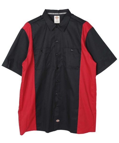 Dickies(ディッキーズ)の「Dickies / ディッキーズ WS508 ショートスリーブ ツートン ワークシャツ / S/S TWO-TONE WORK SHIRT Air Tokyoセレクト(シャツ/ブラウス・メンズ・ブラック系その他/ブラック系その他3/ブラック系その他2・MEDIUM/XX-LARGE/LARGE/X-LARGE/SMALL)」の3枚目の写真