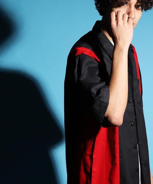 Dickies(ディッキーズ)の「Dickies / ディッキーズ WS508 ショートスリーブ ツートン ワークシャツ / S/S TWO-TONE WORK SHIRT Air Tokyoセレクト(シャツ/ブラウス・メンズ・ブラック系その他/ブラック系その他3/ブラック系その他2・MEDIUM/XX-LARGE/LARGE/X-LARGE/SMALL)」の5枚目の写真