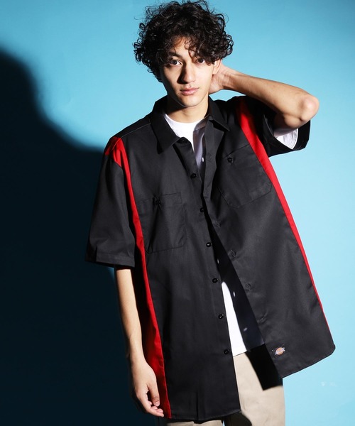 Dickies(ディッキーズ)の「Dickies / ディッキーズ WS508 ショートスリーブ ツートン ワークシャツ / S/S TWO-TONE WORK SHIRT Air Tokyoセレクト(シャツ/ブラウス・メンズ・ブラック系その他/ブラック系その他3/ブラック系その他2・MEDIUM/XX-LARGE/LARGE/X-LARGE/SMALL)」の7枚目の写真