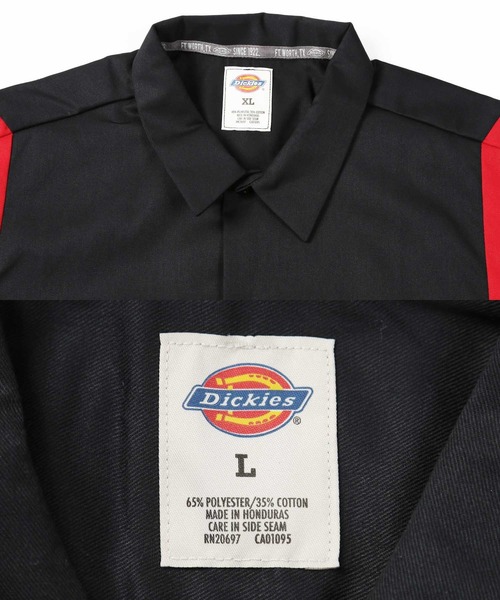 Dickies(ディッキーズ)の「Dickies / ディッキーズ WS508 ショートスリーブ ツートン ワークシャツ / S/S TWO-TONE WORK SHIRT Air Tokyoセレクト(シャツ/ブラウス・メンズ・ブラック系その他/ブラック系その他3/ブラック系その他2・MEDIUM/XX-LARGE/LARGE/X-LARGE/SMALL)」の10枚目の写真