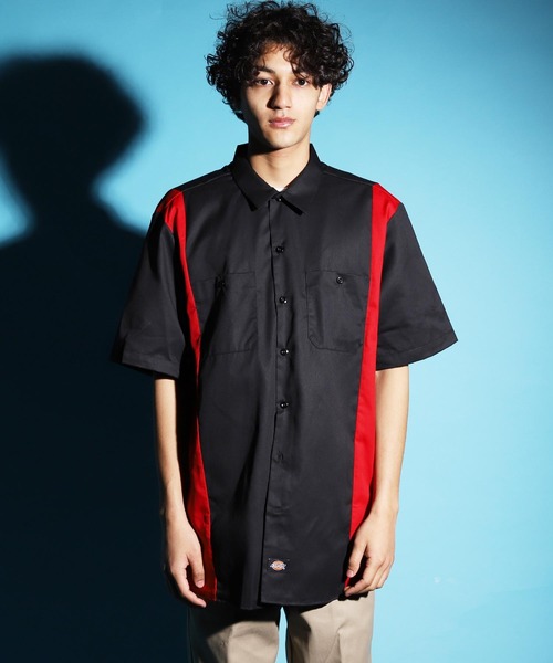 Dickies(ディッキーズ)の「Dickies / ディッキーズ WS508 ショートスリーブ ツートン ワークシャツ / S/S TWO-TONE WORK SHIRT Air Tokyoセレクト(シャツ/ブラウス・メンズ・ブラック系その他/ブラック系その他3/ブラック系その他2・MEDIUM/XX-LARGE/LARGE/X-LARGE/SMALL)」の12枚目の写真