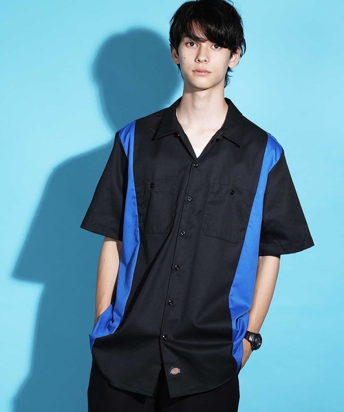 Dickies(ディッキーズ)の「Dickies / ディッキーズ WS508 ショートスリーブ ツートン ワークシャツ / S/S TWO-TONE WORK SHIRT Air Tokyoセレクト(シャツ/ブラウス・メンズ・ブラック系その他/ブラック系その他3/ブラック系その他2・MEDIUM/XX-LARGE/LARGE/X-LARGE/SMALL)」の18枚目の写真