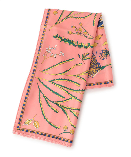 manipuri（マニプリ）の「MANIPURI / シルクスカーフ（ストール/ショール・レディース・ピンク・FREE）」の4枚目の写真