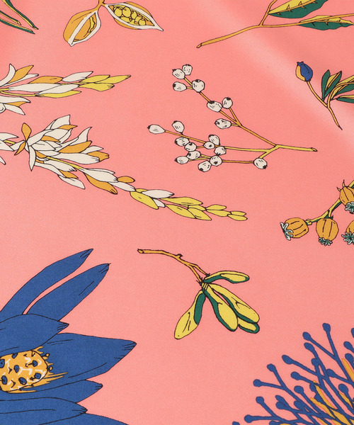 manipuri（マニプリ）の「MANIPURI / シルクスカーフ（ストール/ショール・レディース・ピンク・FREE）」の3枚目の写真