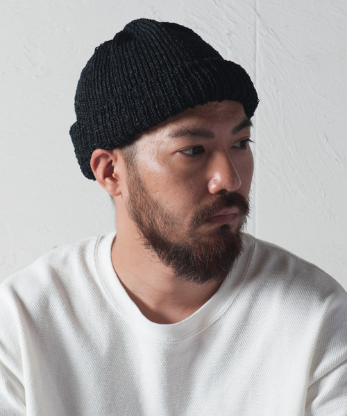 RACAL（ラカル）の「Summer Paper Knit Roll Watch / サマー和紙ニットロールワッチ（ニットキャップ/ビーニー・メンズ・ブラック/ベージュ/オリーブ系1/ブルー/ネイビー/チャコールグレー/ライトベージュ/ブラウン/ライトグレー/オリーブ系/オレンジ・FREE）」の16枚目の写真