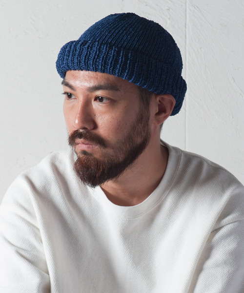 RACAL（ラカル）の「Summer Paper Knit Roll Watch / サマー和紙ニットロールワッチ（ニットキャップ/ビーニー・メンズ・ブラック/ベージュ/オリーブ系1/ブルー/ネイビー/チャコールグレー/ライトベージュ/ブラウン/ライトグレー/オリーブ系/オレンジ・FREE）」の20枚目の写真