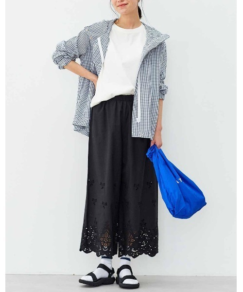 Live in comfort（リブインコンフォート）の「リブ　イン　コンフォート　はまじとコラボ　足もとが華やぐ　豪華なレースガウチョパンツ（その他パンツ・レディース・ホワイト/ブラック/モカ/カーキ/ピンク/グリーン・SMALL/MEDIUM/LARGE/X-LARGE/XX-LARGE/XXX-LARGE）」の16枚目の写真