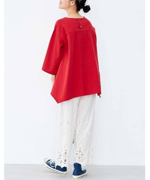 Live in comfort（リブインコンフォート）の「リブ　イン　コンフォート　はまじとコラボ　足もとが華やぐ　豪華なレースガウチョパンツ（その他パンツ・レディース・ホワイト/ブラック/モカ/カーキ/ピンク/グリーン・SMALL/MEDIUM/LARGE/X-LARGE/XX-LARGE/XXX-LARGE）」の12枚目の写真