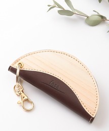 feee（フィー）の「ウッドシートナチュラルサークルキーケース（キーケース/キーアクセサリー）」