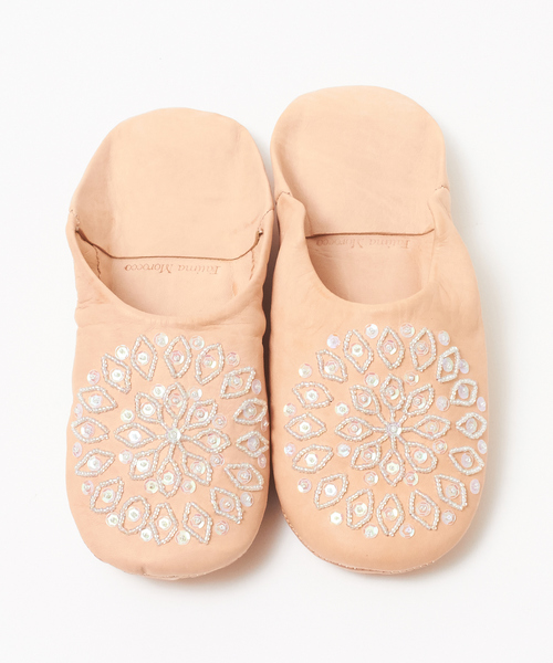 Fatima Morocco スパンコールバブーシュ ルームシューズ スリッパ Fatima Morocco ファティマモロッコ のファッション通販 Zozotown