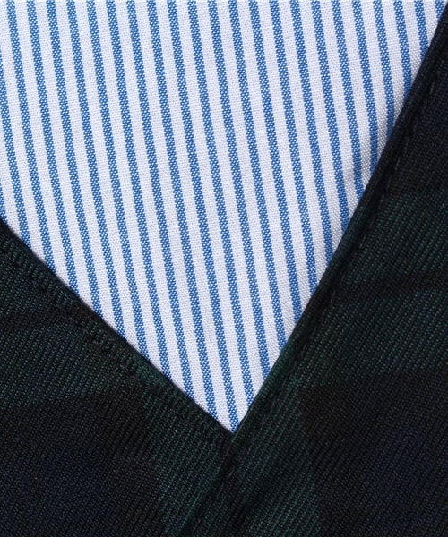 green label relaxing（グリーンレーベルリラクシング）の「【95サイズ】コットン チェック ベスト ◆（ベスト・キッズ・その他1・95）」の3枚目の写真