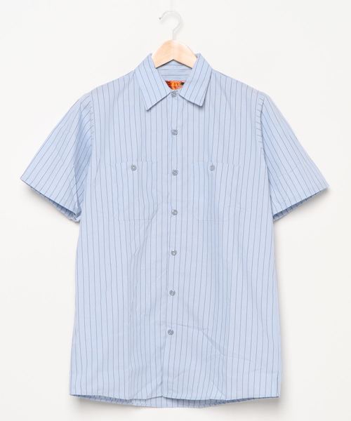RED KAP(レッドキャップ)の「【RED KAP/レッドキャップ】(UN)S/S INDUSTRIAL STRIPE WORK SHIRT(シャツ/ブラウス・メンズ・ブラック系その他/グリーン系その他/ブルー系その他/グリーン系その他2/ブルー系その他2/ブルー系その他3/ブルー系その他4・MEDIUM)」の6枚目の写真