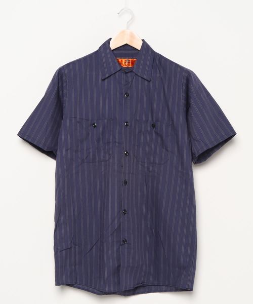 RED KAP(レッドキャップ)の「【RED KAP/レッドキャップ】(UN)S/S INDUSTRIAL STRIPE WORK SHIRT(シャツ/ブラウス・メンズ・ブラック系その他/グリーン系その他/ブルー系その他/グリーン系その他2/ブルー系その他2/ブルー系その他3/ブルー系その他4・MEDIUM)」の7枚目の写真