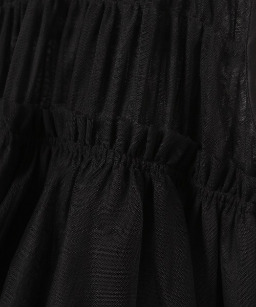 LOWRYS FARM(ローリーズファーム)の「チュールNSティアードワンピース 918899(ワンピース・キッズ・ブラック/ピンク・MEDIUM/LARGE/X-LARGE)」の9枚目の写真