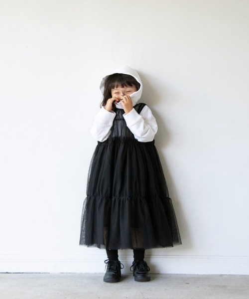 LOWRYS FARM(ローリーズファーム)の「チュールNSティアードワンピース 918899(ワンピース・キッズ・ブラック/ピンク・MEDIUM/LARGE/X-LARGE)」の12枚目の写真